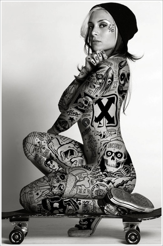 Full body tattoo design, idea 15