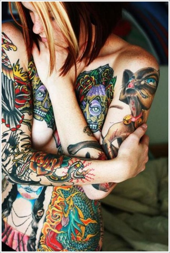 Full body tattoo design, idea 27