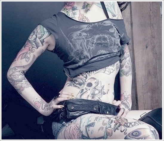 Full body tattoo design, idea 18
