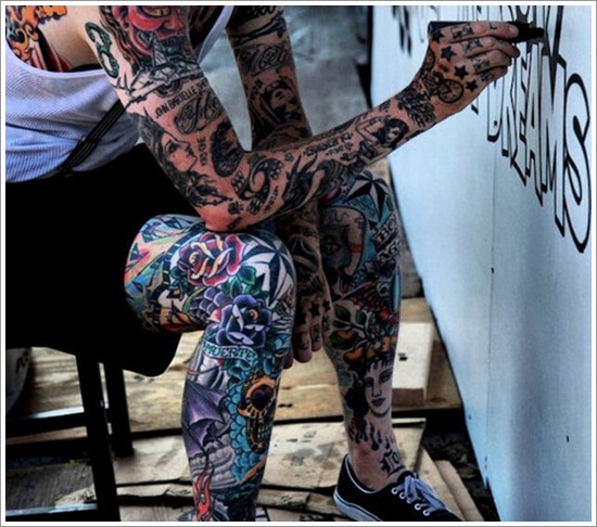 Full body tattoo design, idea 21