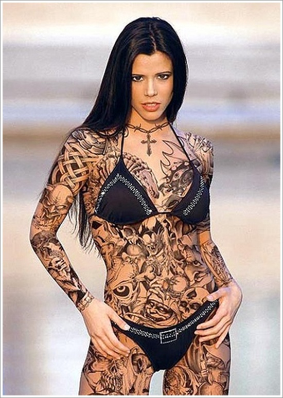 Full body tattoo design, idea 33