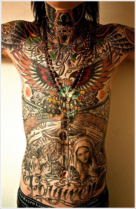 Full body tattoo design, idea 13
