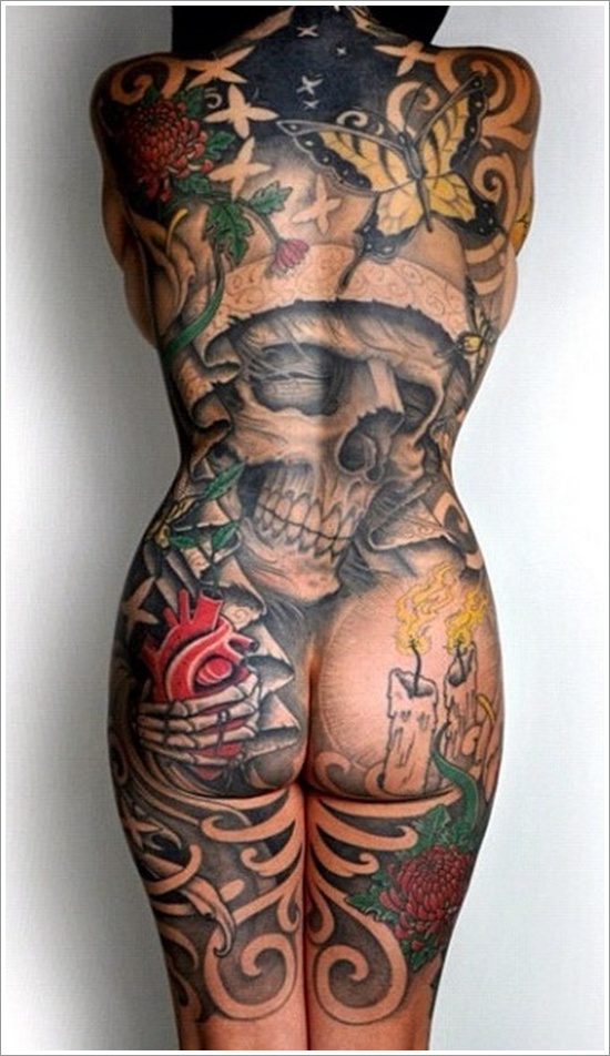 Full body tattoo design, idea 23
