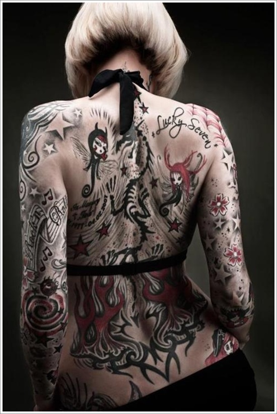 Full body tattoo design, idea 24