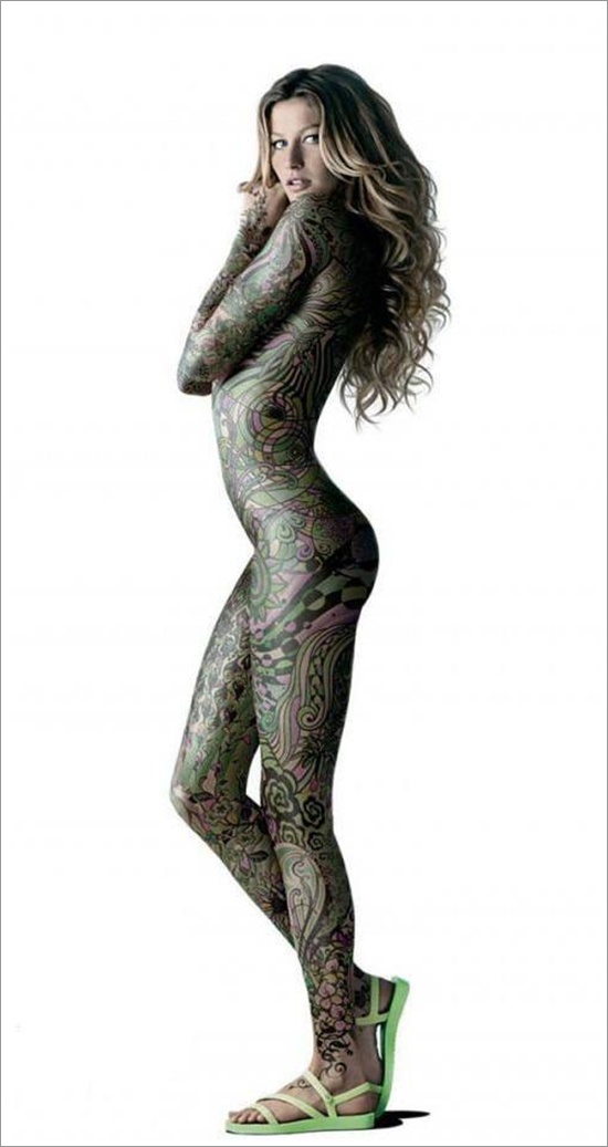 Full body tattoo design, idea 14