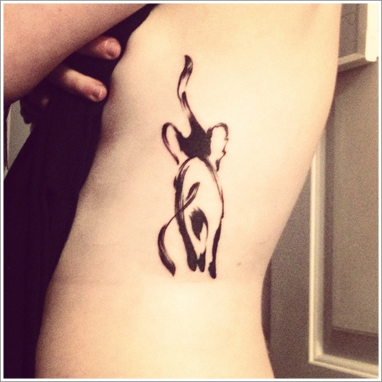 Powerful elephant tattoo design, idea 8