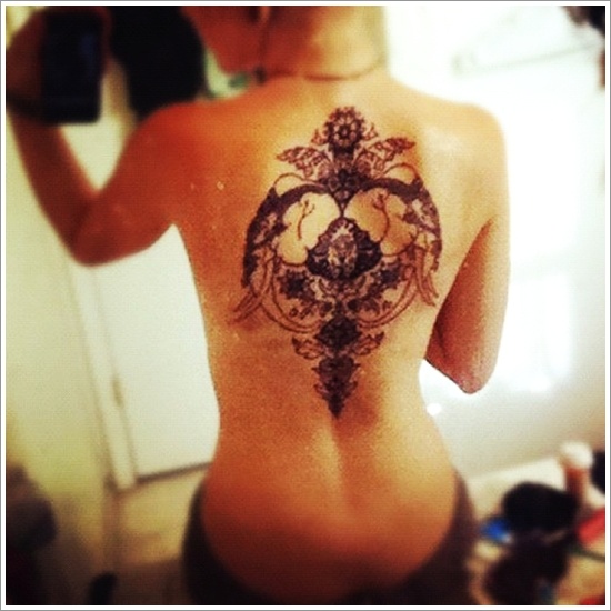 Powerful elephant tattoo design, idea 14