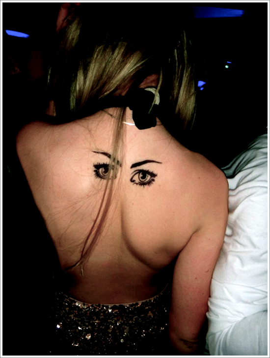 Not so common eye tattoo design, idea 3