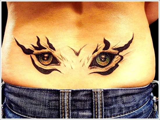 Not so common eye tattoo design, idea 30