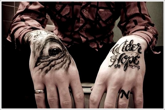 Not so common eye tattoo design, idea 11