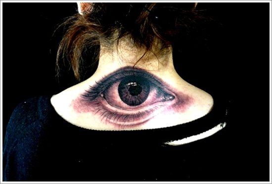 Not so common eye tattoo design, idea 33