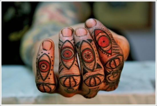 Not so common eye tattoo design, idea 7