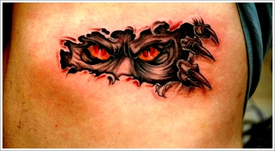 Not so common eye tattoo design, idea 23