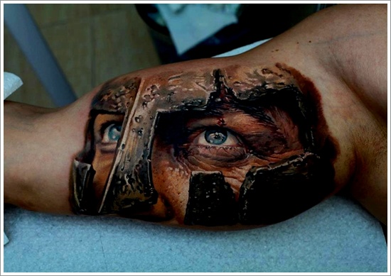 Not so common eye tattoo design, idea 12