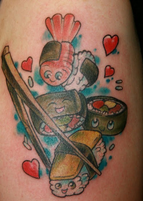 Food tattoo design, idea 20