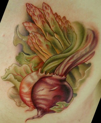 Food tattoo design, idea 3