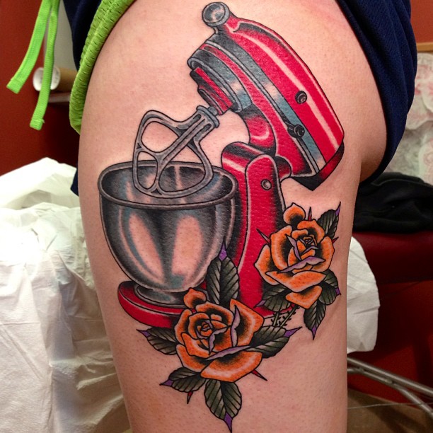 Food tattoo design, idea 5