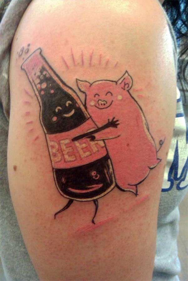 Food tattoo design, idea 8