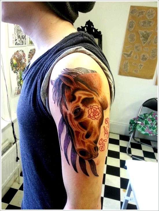 Best horse tattoo design design, idea 12