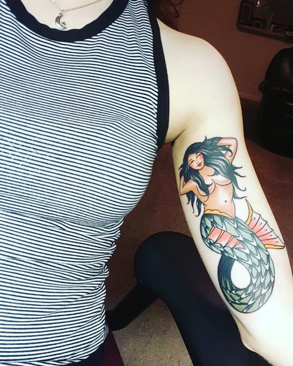 Beautiful examples of mermaid tattoos design, idea 62