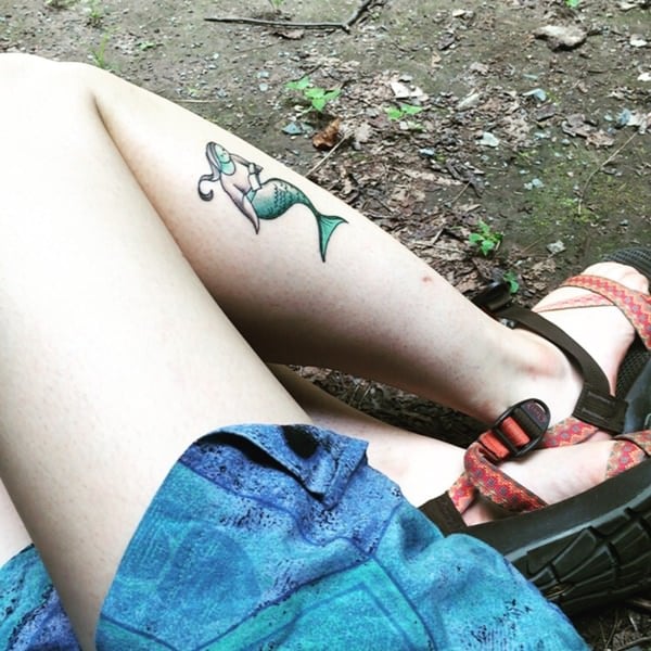 Beautiful examples of mermaid tattoos design, idea 63