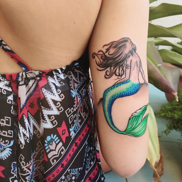 Beautiful examples of mermaid tattoos design, idea 59