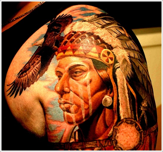 Native american tattoo design, idea 11