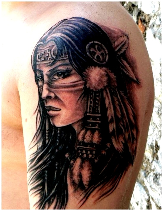 Native american tattoo design, idea 24