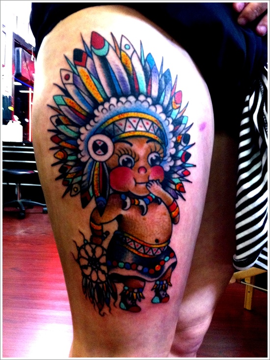 Native american tattoo design, idea 9