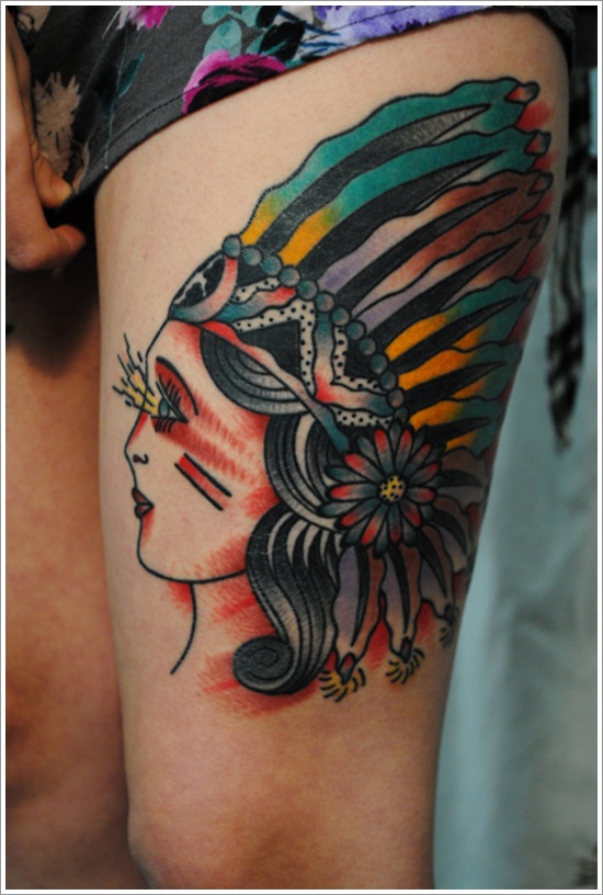 Native american tattoo design, idea 28