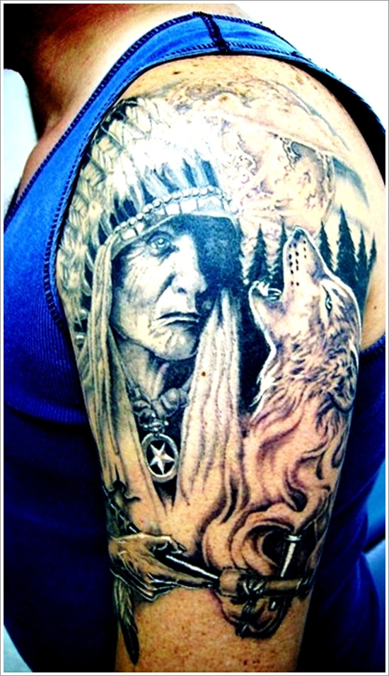 Native american tattoo design, idea 31