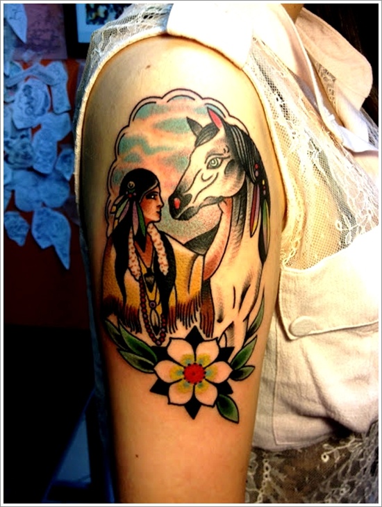 Native american tattoo design, idea 33