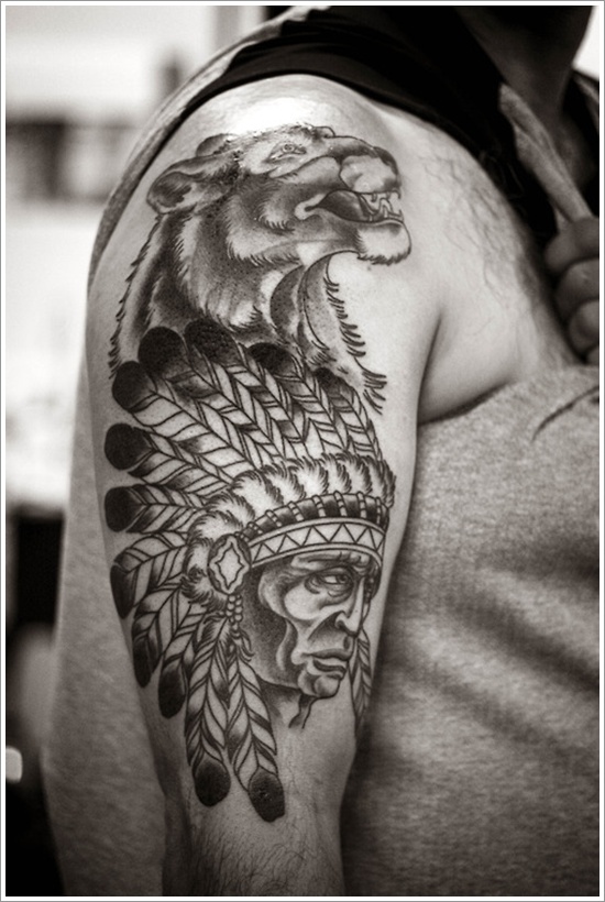 Native american tattoo design, idea 18