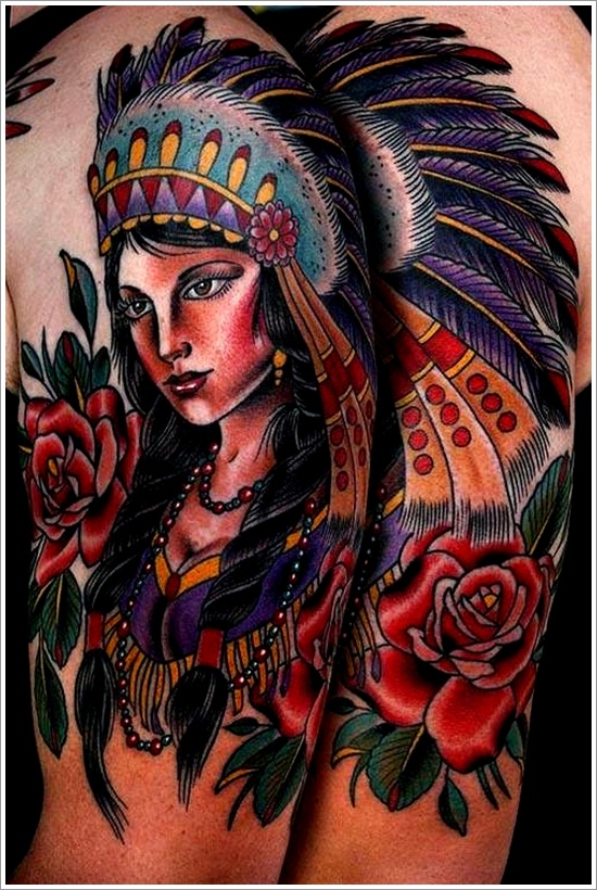 Native american tattoo design, idea 34