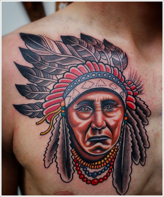 Native american tattoo design, idea 16