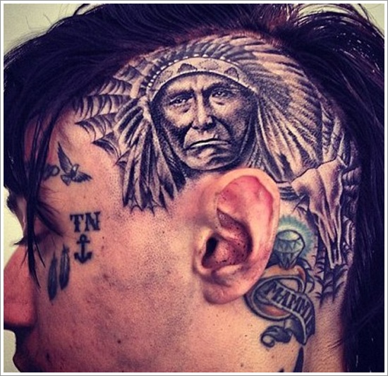 Native american tattoo design, idea 8