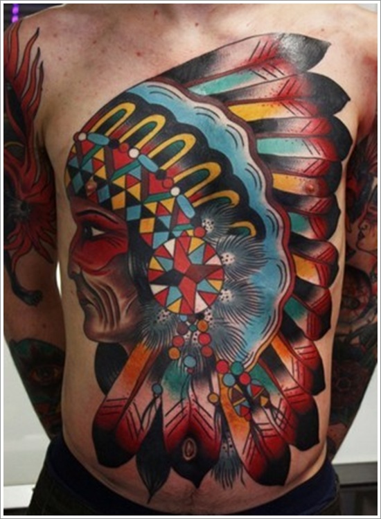 Native american tattoo design, idea 23