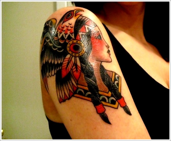 Native american tattoo design, idea 19