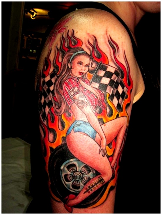 Pin up girls design, idea 11