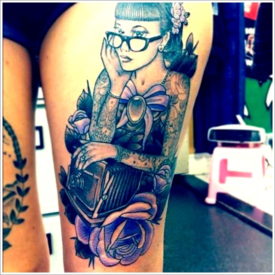 Pin up girls design, idea 2