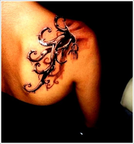 Ripped skin tattoo design, idea 32