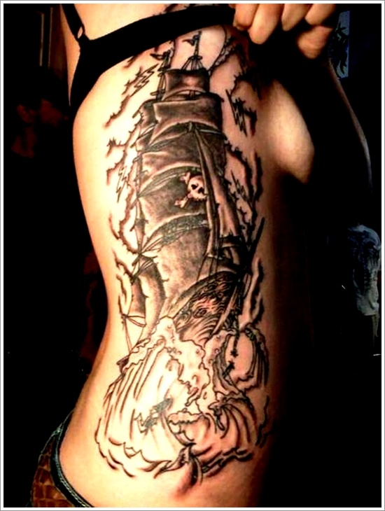 Regal ship based tattoo design, idea 15