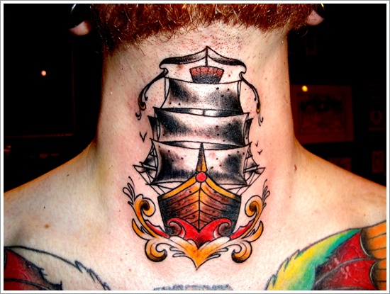 Regal ship based tattoo design, idea 8