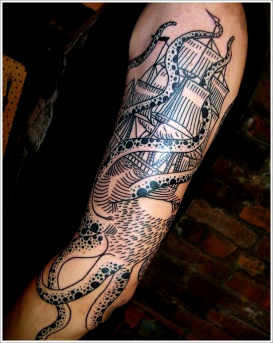 Regal ship based tattoo design, idea 21
