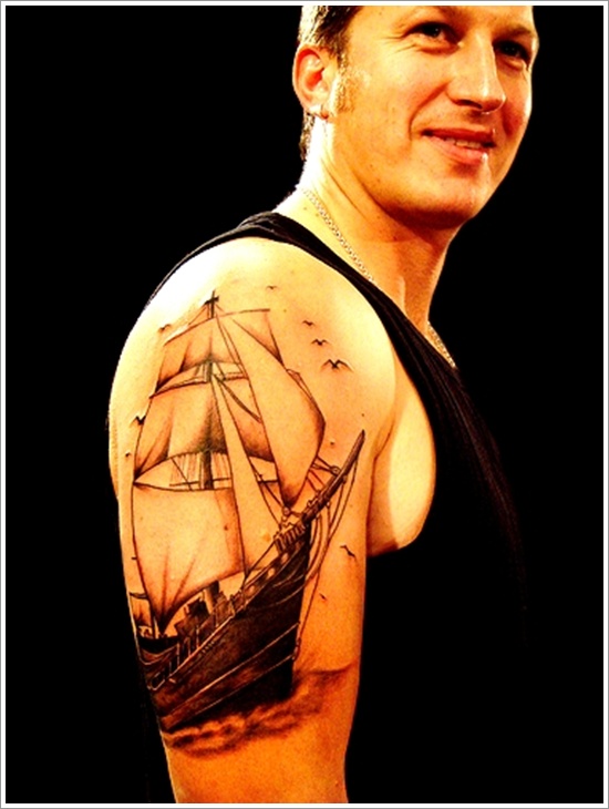 Regal ship based tattoo design, idea 6