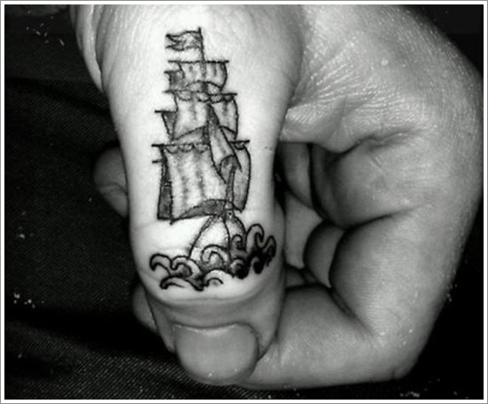 Regal ship based tattoo design, idea 2