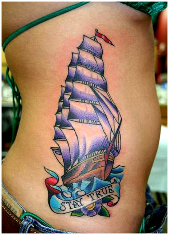 Regal ship based tattoo design, idea 32