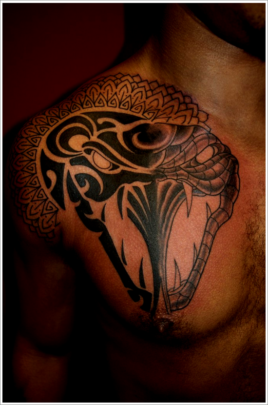 Snake tattoo design, idea 2
