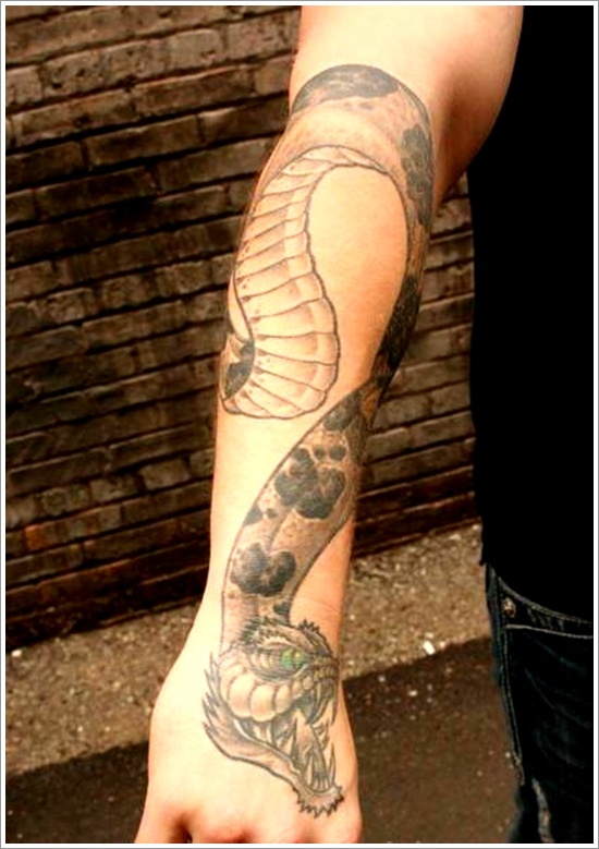 Snake tattoo design, idea 27