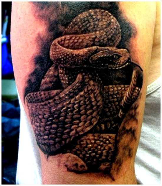 Snake tattoo design, idea 28